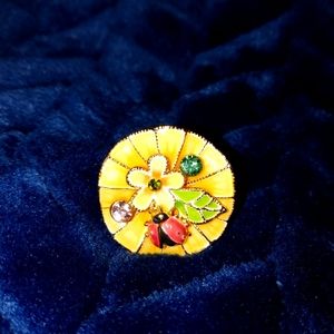 Vintage ladybug ring